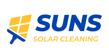Solar panel cleaning company logo